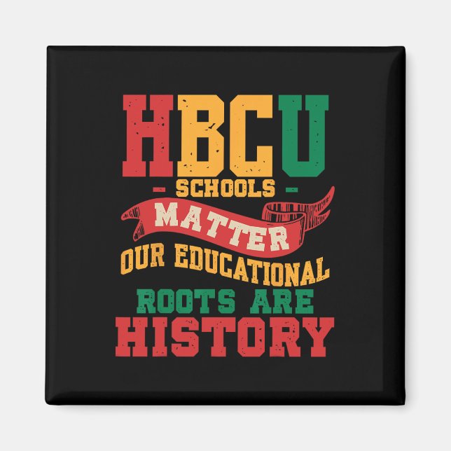 Íman Problemas Escolares das Faculdades Negras Hbcu Afr (Frente)