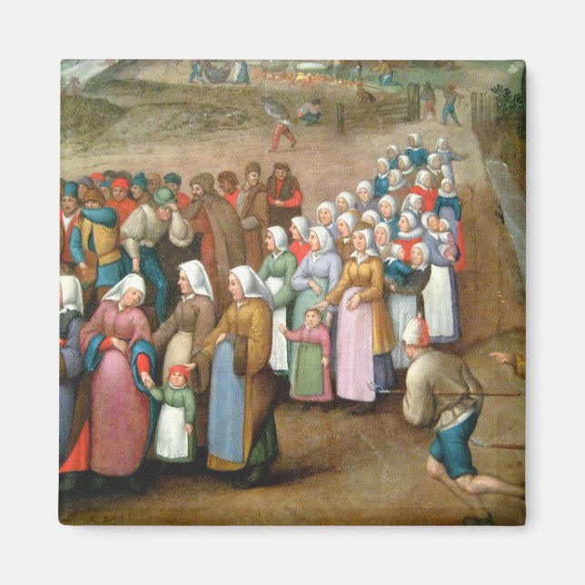 Íman Procissão de Casamento Tradicional (Arte Antiga) (Frente)