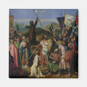 Íman Procissão dos cruzados em torno de Jerusalem