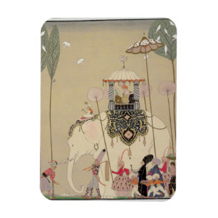 Íman Procissão imperial (litho da cor)