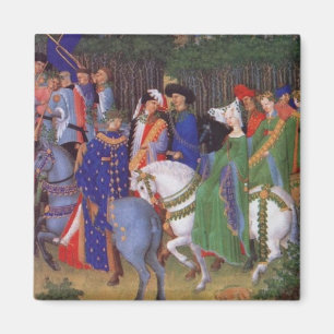 Íman Procissão medieval do casamento