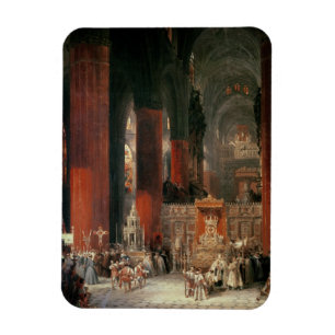 Íman Procissão na catedral de Sevilha, 1833 (óleo no