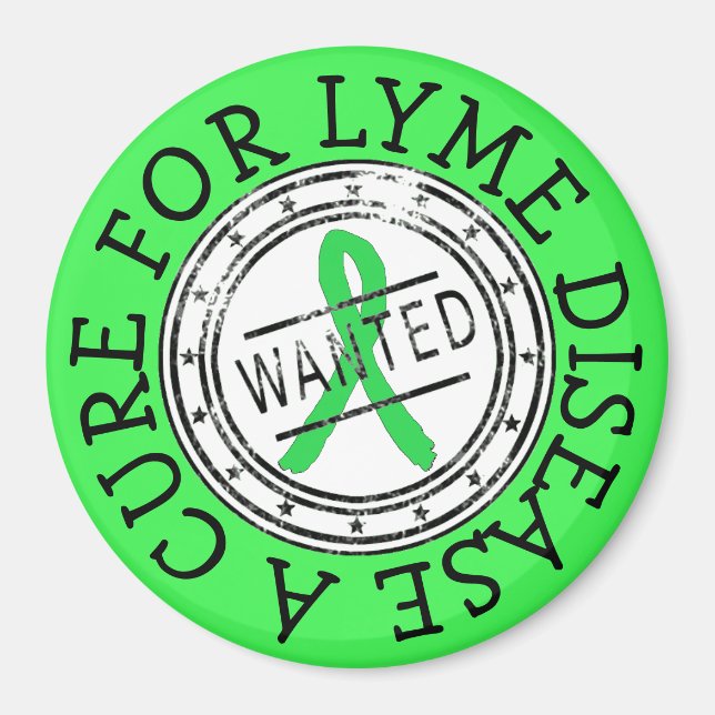 Íman Procurado: Um Ímã para a Cura da Doença de Lyme (Frente)