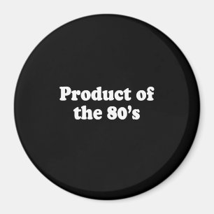 Íman PRODUTO do t-shirt do anos 80