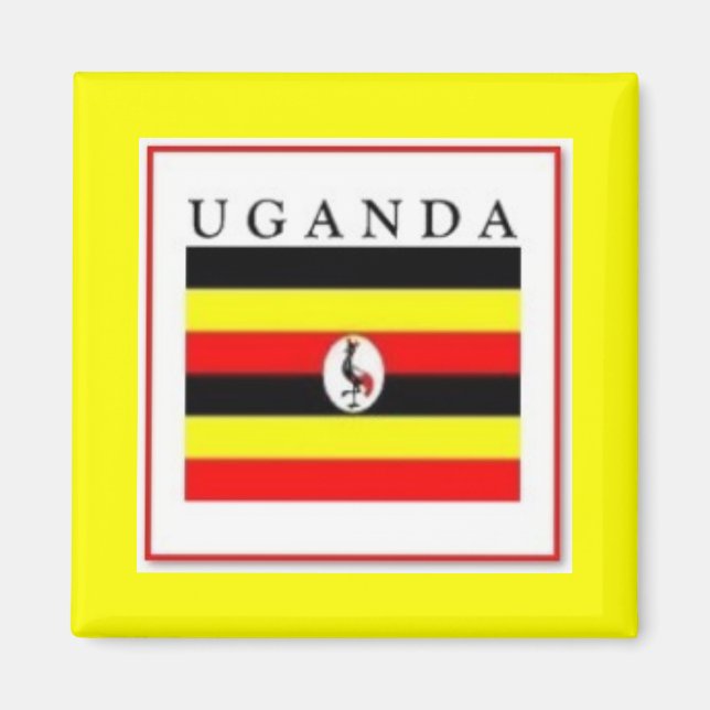 Íman Produto Personalizado de Uganda (Frente)
