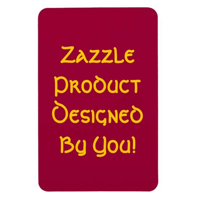 Íman Produto Zazzle Projetado Por Você! (Vertical)
