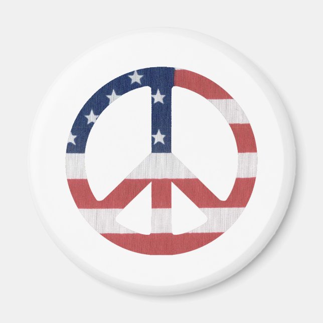 Íman Produtos de sinais de paz americanos! (Frente)