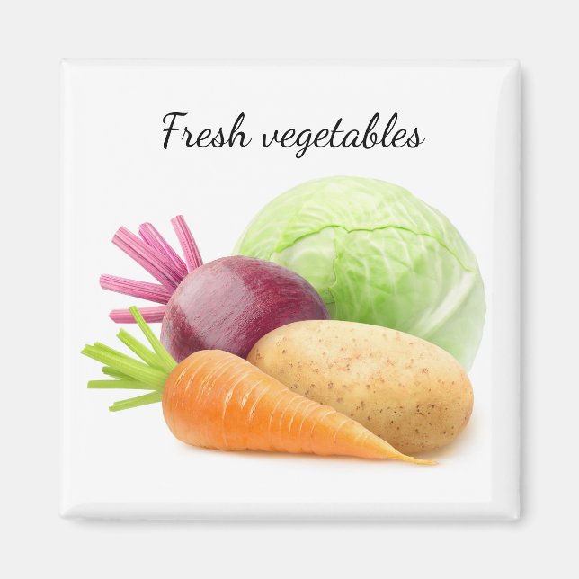 Íman Produtos hortícolas frescos (Frente)