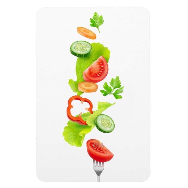 Íman Produtos hortícolas frescos para salada (Vertical)