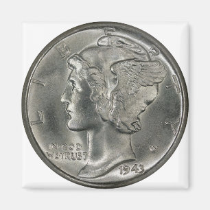 Íman Produtos Mercury Dime