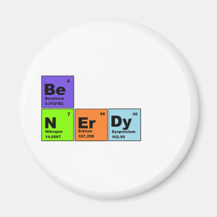 Íman Produtos Nerdy da mesa periódica