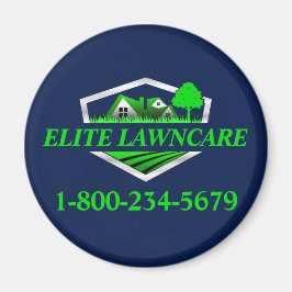 Íman Professional Lawn Care Service Dark Blue