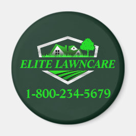 Íman Professional Lawn Care Service Dark Green