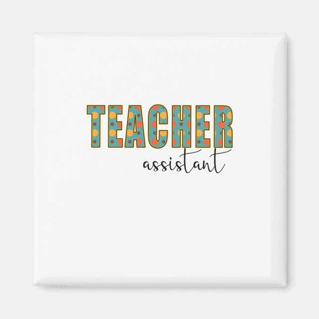 Íman Professor Assistente de Professores de Arte (Frente)