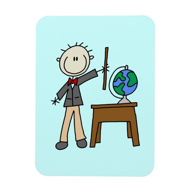 Íman Professor Com Globo (Vertical)