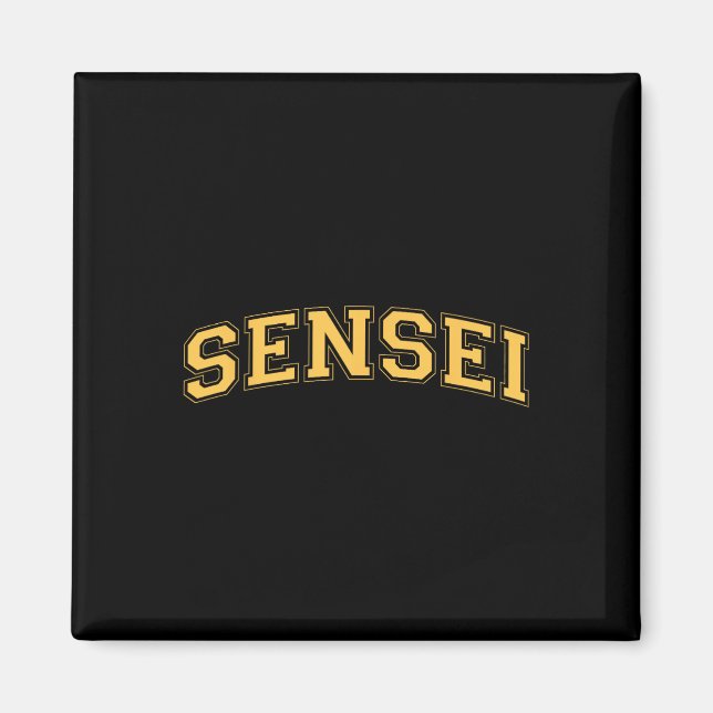 Íman Professor de Artes Marciais do Sensei - Instrutor  (Frente)