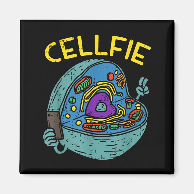 Íman Professor de Biologia de Ciências Engraçadas Cell  (Frente)