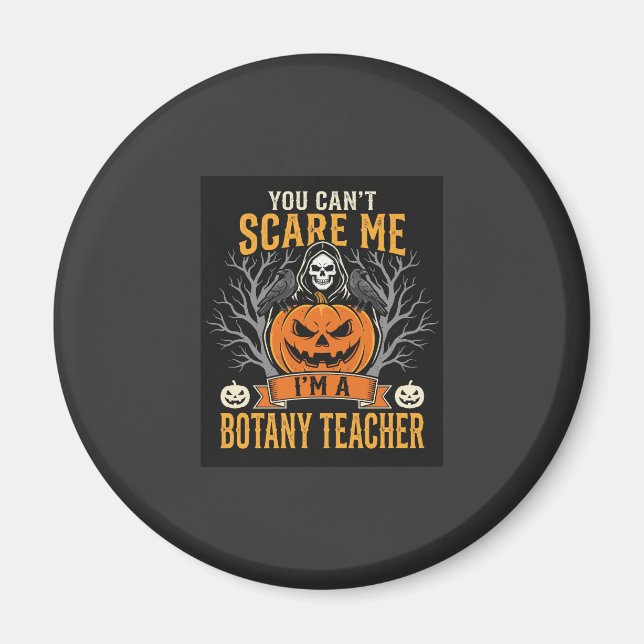 Íman Professor de Botânica de Halloween Esqueleto Desig (Frente)