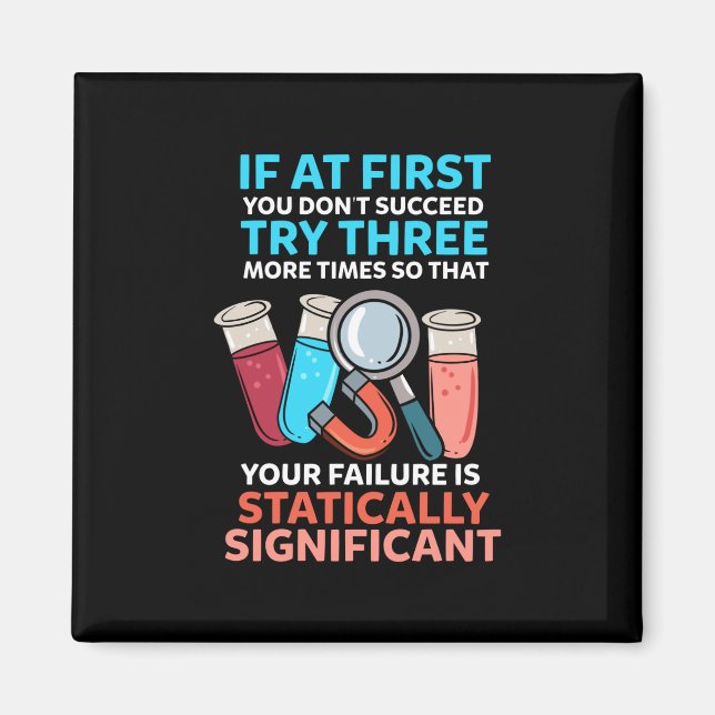 Íman Professor de Ciência Engraçado Ciência (Frente)