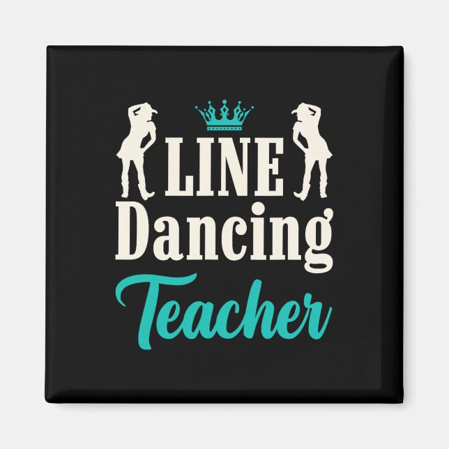 Íman Professor de Dança em Linha  (Frente)