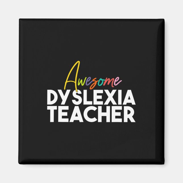 Íman Professor de Dislexia  (Frente)