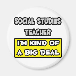 Íman Professor de Estudos Sociais .. Eu sou meio que um