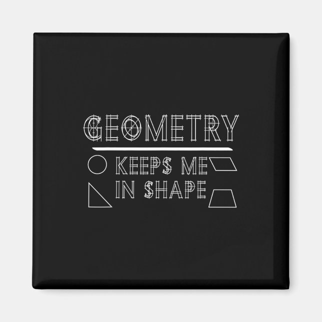 Íman Professor de Geometria do Geek de Matemática Phras (Frente)