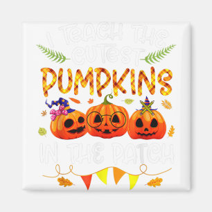Íman Professor De Halloween Ensino O Pumpkin Mais Coraj