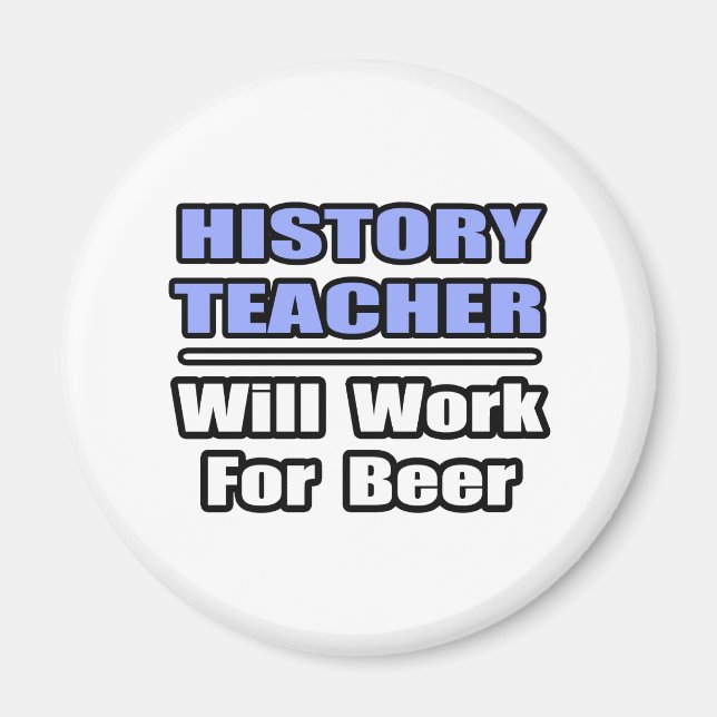 Íman Professor De História Trabalhará Para Cerveja (Frente)