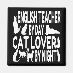 Íman Professor de inglês do amante do gato