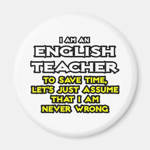 Íman Professor De Inglês... Suponha Que Nunca Estou Er
