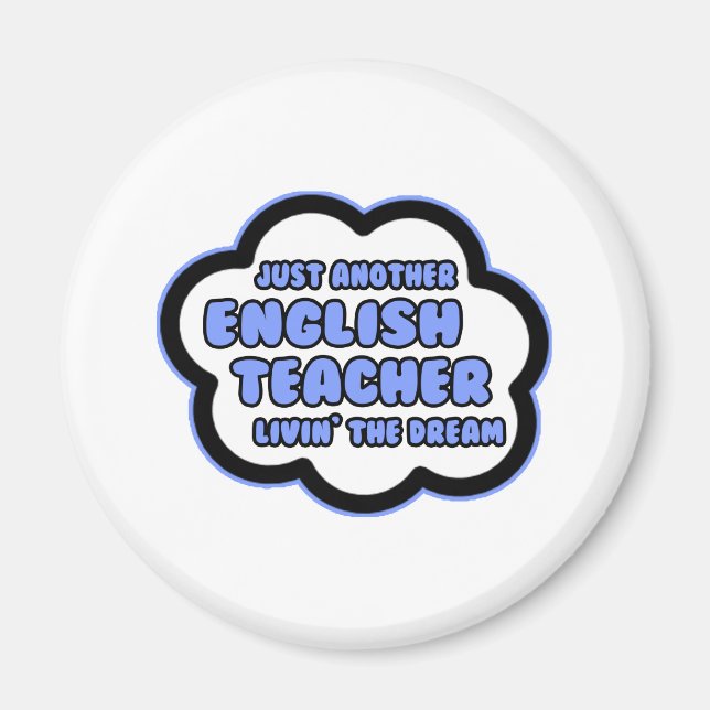 Íman Professor de Inglês... Vivendo O Sonho (Frente)