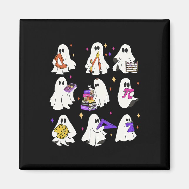 Íman Professor de Matemática das Halloween (Frente)