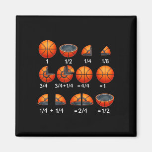 Íman Professor de Matemática de Basquete Fração de Volt