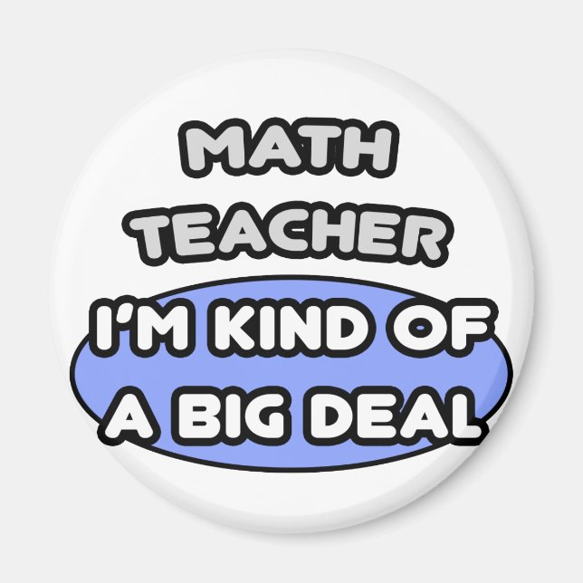 Íman Professor de matemática... é um grande negócio (Frente)