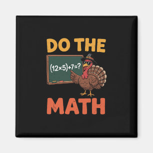 Íman Professor de Matemática Engraçado Dia de Ação de G
