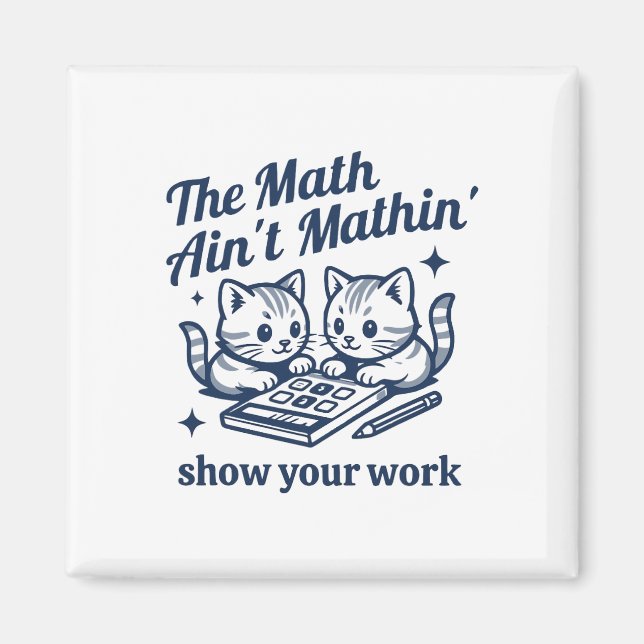 Íman Professor de Matemática Engraçado O Matemática Não (Frente)