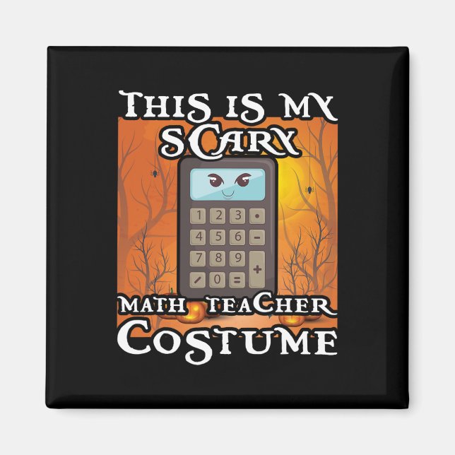 Íman Professor de Matemática Escolar Engraçado Este É o (Frente)