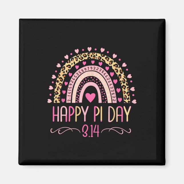 Íman Professor De Matemática Pi Day Espiral Pi 3.14 Leo (Frente)