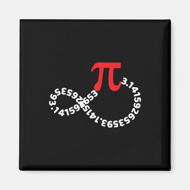 Íman Professor de Matemática Símbolo Pi Pi Feliz Dia Pi (Frente)