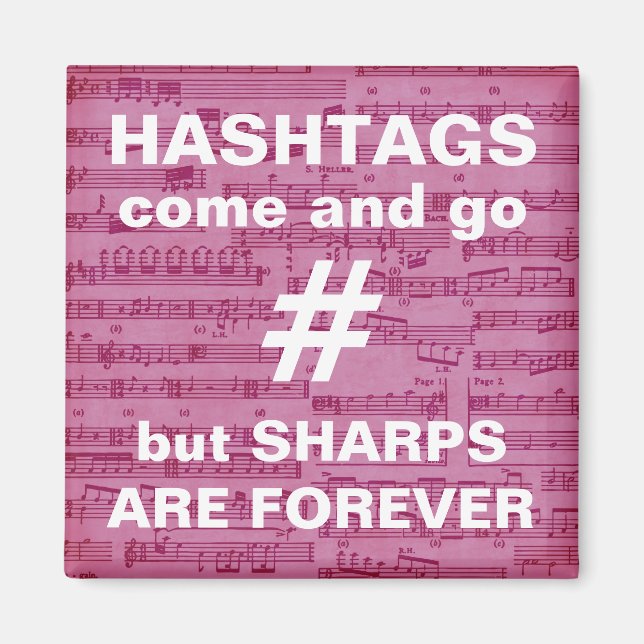 Íman Professor de Música Presente, ímã engraçado, músic (Frente)