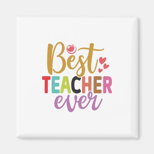 Íman Professor de presentes | Melhor Professora Do Mund (Frente)