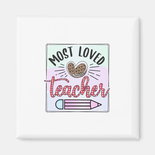 Íman Professor de presentes | Professores Mais Amados (Frente)