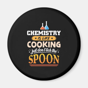 Íman Professor de presentes Química É Como Cozinhar