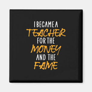 Íman Professor de presentes Tornei-Me Professora Do D