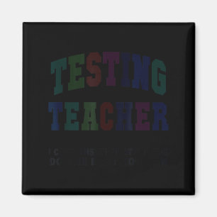 Íman Professor de teste engraçado dia de teste bruh mat