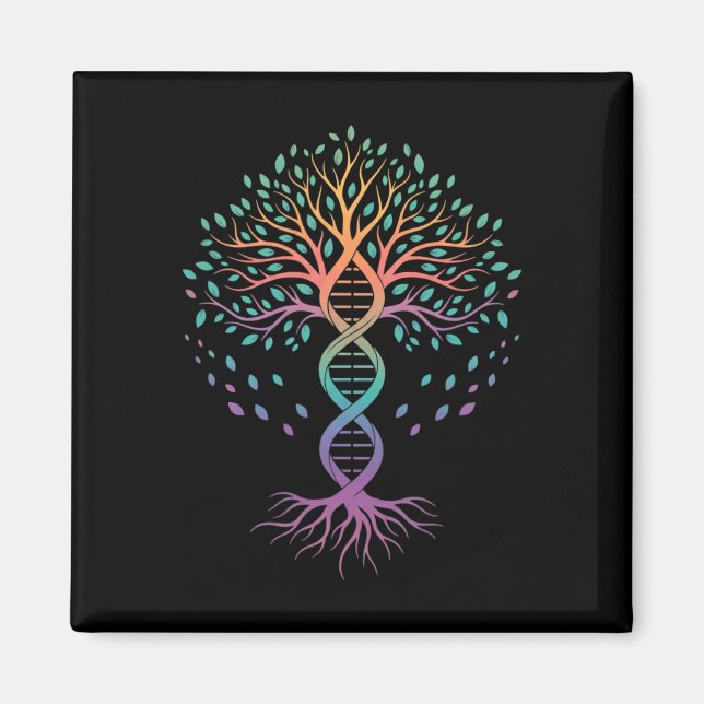 Íman Professor Dna Árvore Da Vida, Professor De Biologi (Frente)