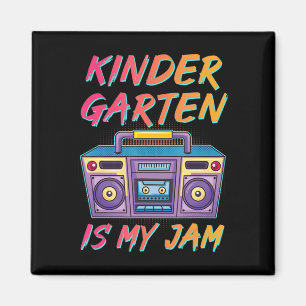 Íman Professor do jardim de infância retro anos 80 90 d
