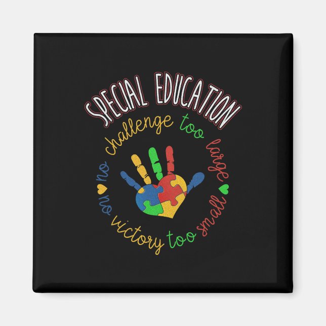 Íman Professor Especial De Educação E Autismo (Frente)