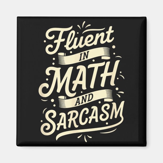Íman Professor Fluente Em Matemática E Sarcasmo Profess (Frente)
